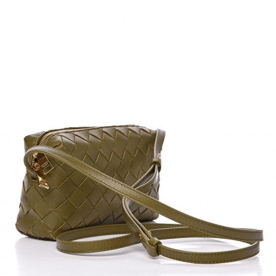 BOTTEGA VENETA Mini Intrecciato クロスボディ BOTTEGA VENETA Loop mini intrecciato leather shoulder bag