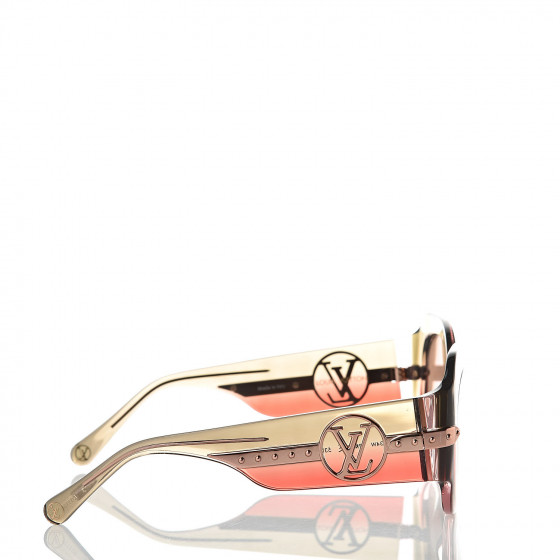 LOUIS VUITTON Acetate Paris Texas Sunglasses Z1134W Pink