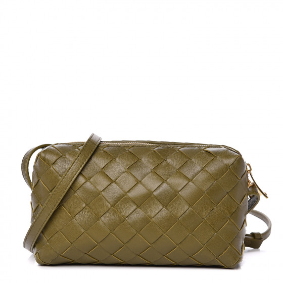 BOTTEGA VENETA Mini Intrecciato クロスボディ BOTTEGA VENETA Loop mini intrecciato leather shoulder bag