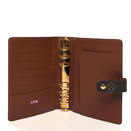 LOUIS VUITTON Monogram Medium Ring Agenda Cover 1677472