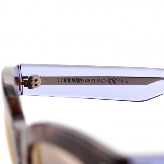 FENDI Sunglasses FF 0025/S Tortoise Blue 470321 | FASHIONPHILE