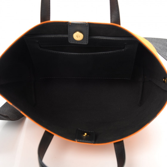 【関税＆送料込み】Tom Ford Mini T Large Tote Bag TOM FORD Canvas Mini T Tote Bag Orange 470867 | FASHIONPHILE
