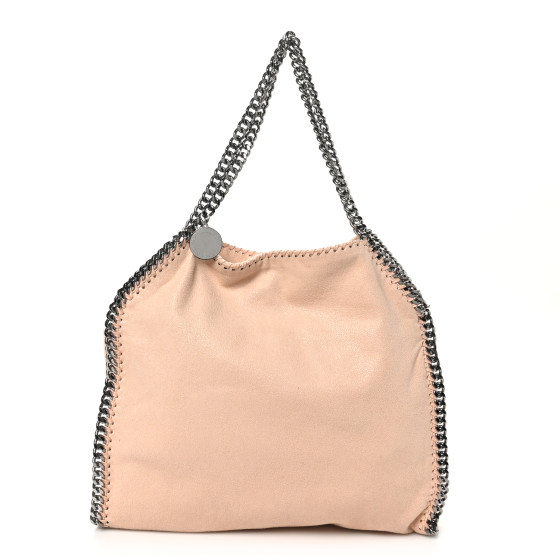 STELLA MCCARTNEY Shaggy Deer Small Falabella Tote Powder