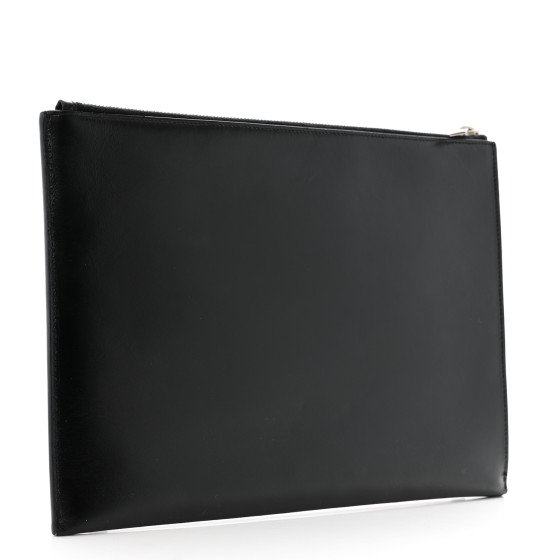 【関税＆送料込み】Saint Laurent Ipad Case With Logo Saint Laurent - YSL iPad pouch Saint Laurent