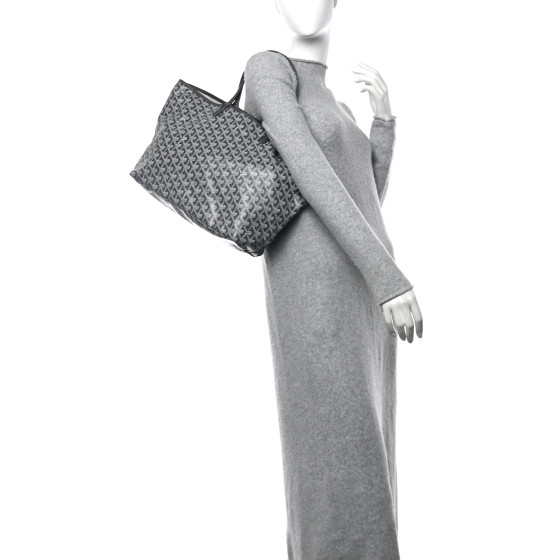GOYARD Goyardine Saint Louis PM Grey 1656888 | FASHIONPHILE