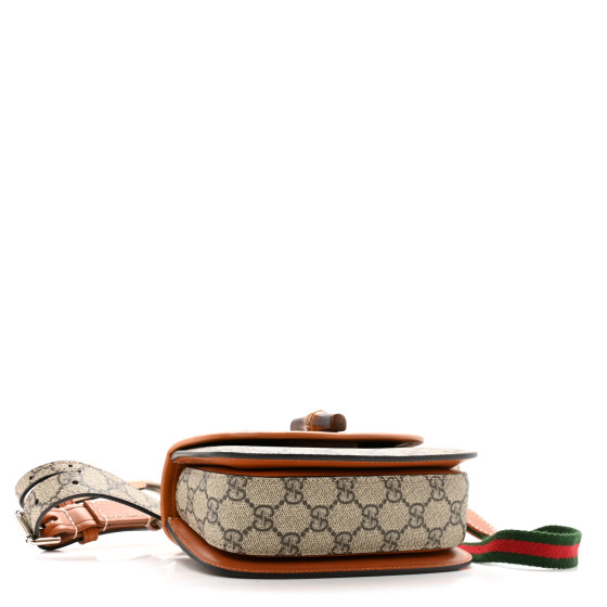 GUCCI GG スプリーム GUCCI GG Supreme Monogram Web Bamboo Mini 1947 Belt Bag 85