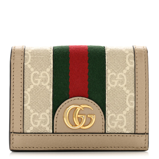 GUCCI GG Supreme Monogram Textured Dollar Calfskin Web