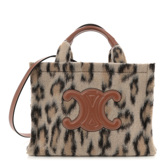 CELINE｜ (SMALL CABAS THAIS IN TEXTILE WITH TRIOMPHE ALL small cabas thais in raffia effect textile with triomphe