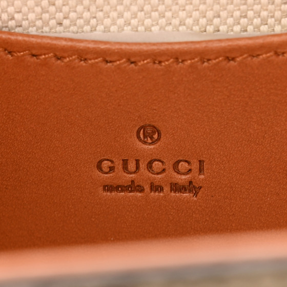 GUCCI GG Supreme Monogram Web Bamboo Mini 1947 Belt Bag 85