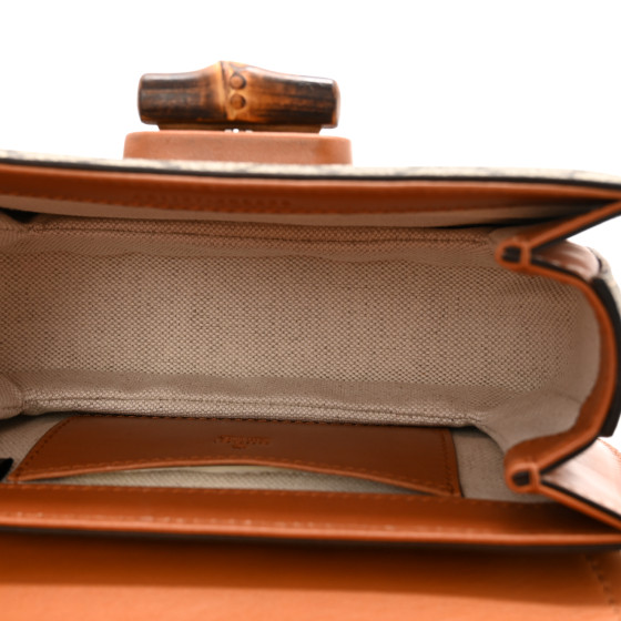 GUCCI GG Supreme Monogram Web Bamboo Mini 1947 Belt Bag 85