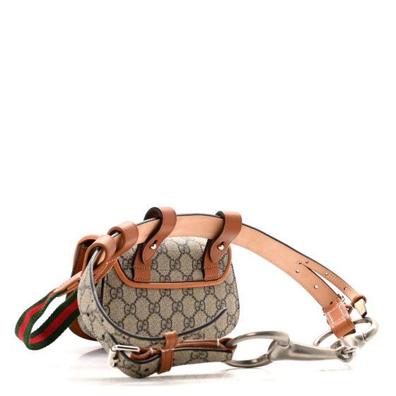 GUCCI GG スプリーム GUCCI GG Supreme Monogram Web Bamboo Mini 1947 Belt Bag 85