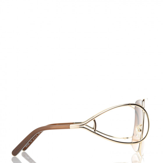 【関税込み】Chloe イエロー Benjamine サングラス CHLOE Womens CE144S 051 Yellow Copper Aviator Circle