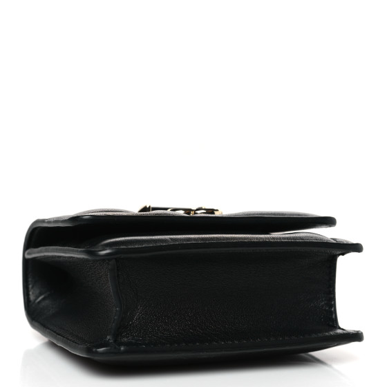 JIMMY CHOO Nappa Quilted Varenne Micro Avenue Quad Black