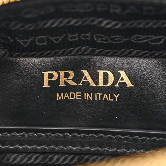 PRADA Jacquard Saffiano Triangolo Symbole Embroidered Medium