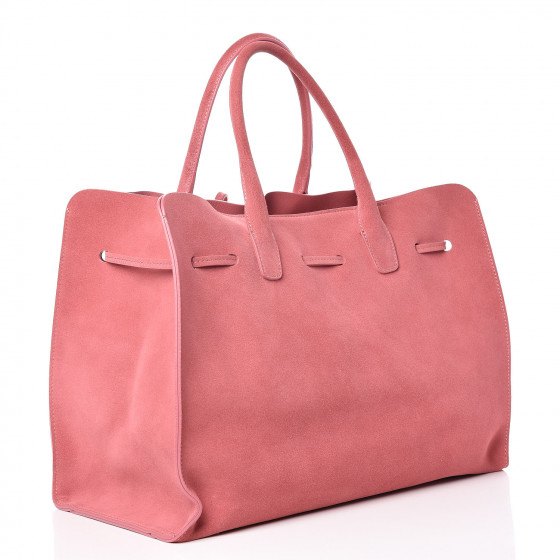 MANSUR GAVRIEL ピンクトートバッグ NWT MANSUR GAVRIEL Italian Saffiano Leather Small Zip Tote