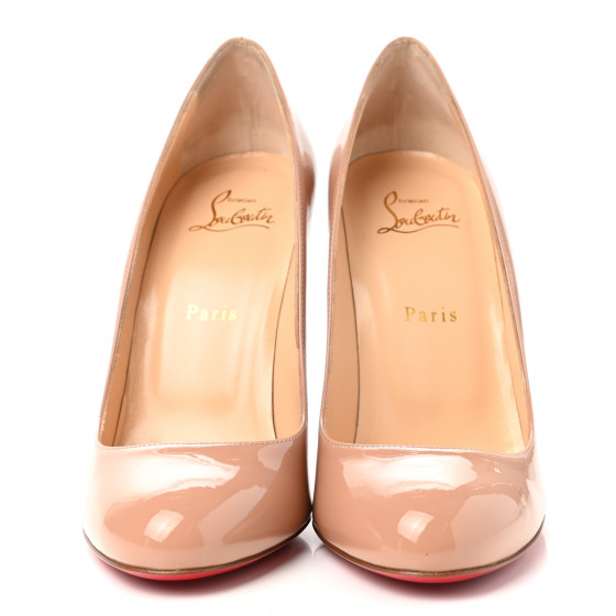CHRISTIAN LOUBOUTIN Patent Fifille 100 Pumps 39.5 Nude