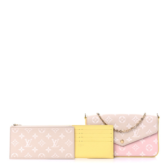 Louis Vuitton Arizona Cream Empreinte Broderies Easy Pouch