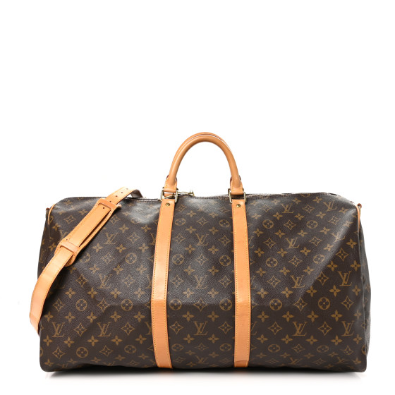 LOUIS VUITTON Monogram Keepall Bandouliere 55
