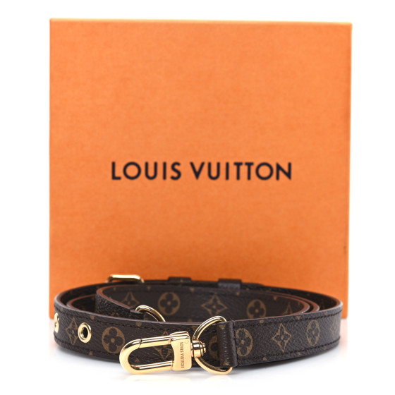 LOUIS VUITTON Monogram Bandouliere 20mm Adjustable Shoulder