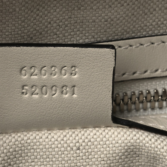 GUCCI Calfskin GG Tennis Embossed Square Messenger Bag