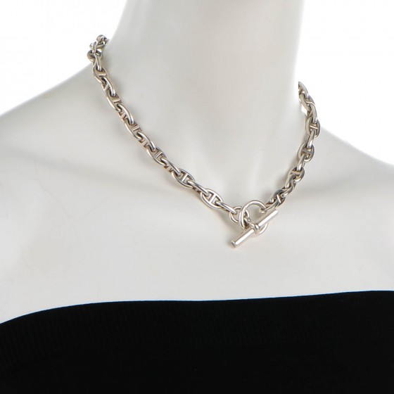 ◆入手困難◆エルメス Chaine d'ancre necklace PM HERMES Sterling Silver Chaine D'Ancre Necklace PM 196719