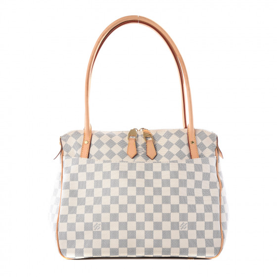 LOUIS VUITTON - ふわり LOUIS VUITTON Damier Azur Figheri PM 609769 | FASHIONPHILE