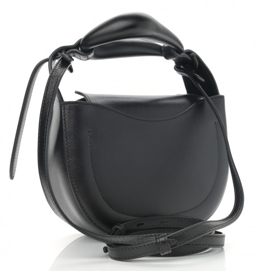 CHLOE Small Grain Calfskin Kiss Bag Black 1050620 | FASHIONPHILE