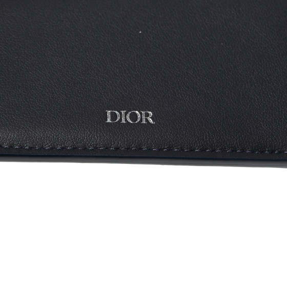 Christian Dior / CD Diamond 2つ折りウォレット CHRISTIAN DIOR Coated Canvas Calfskin CD Diamond Bifold