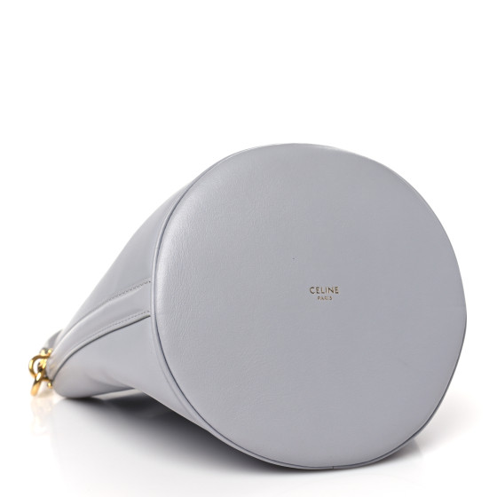 CELINE Smooth Calfskin Teen Bucket 16 Light Grey 1453648