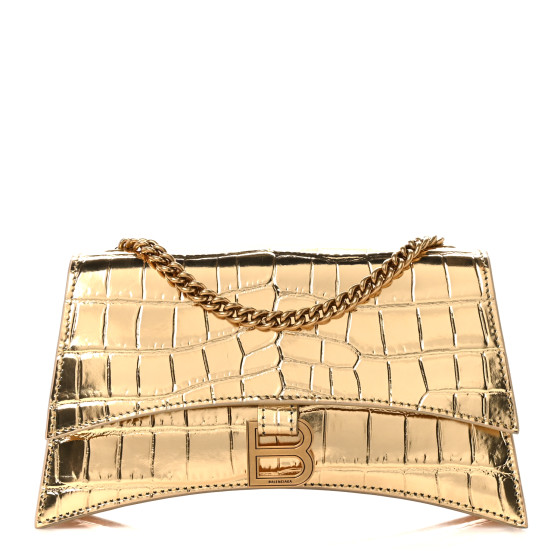【BALENCIAGA】CRUSH XS CHAIN BAG Balenciaga Crush XS Quilted Chain Bag - Shoulder Bags