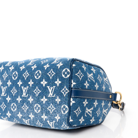 ルイヴィトン LOUIS VUITTON Monogram Jacquard Denim Speedy Bandouliere 25