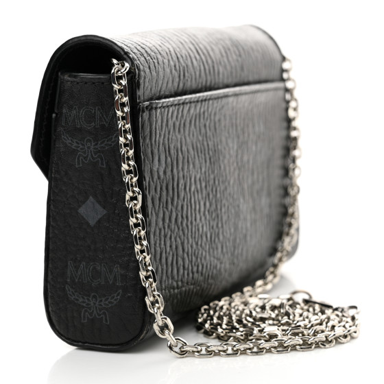 MCM Visetos Small Millie Crossbody Bag Black 1550457