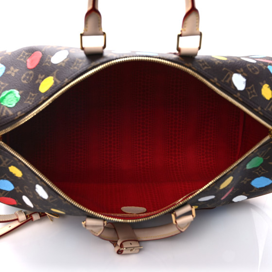 LOUIS VUITTON LV X YK Monogram Dots Keepall Bandouliere 45