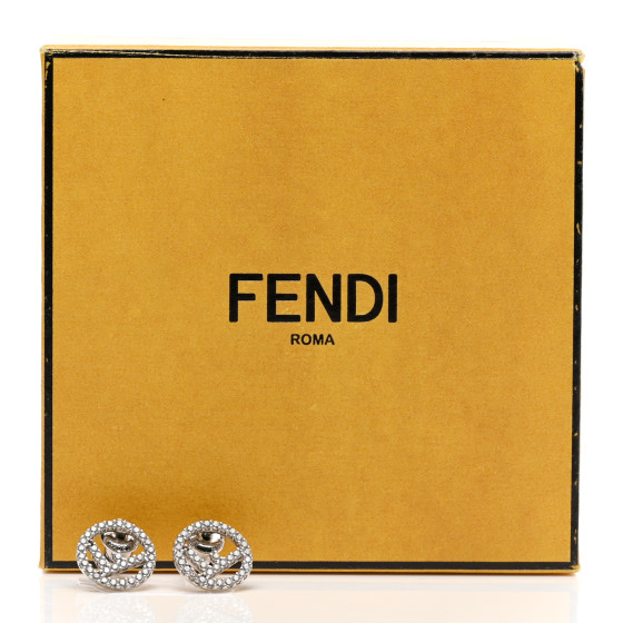 FENDI F is Fendi Earrings Silver 1190452 | FASHIONPHILE