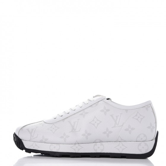 LOUIS VUITTON Calfskin Monogram Wilderness Sneaker 6 White