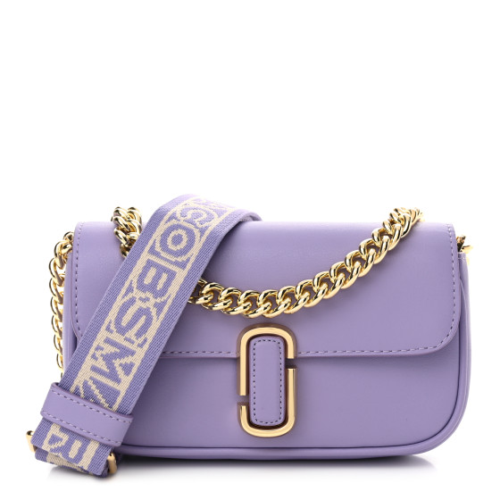 ☆ ☆ Here Lavender CKJ Minimal Monogram Strap Ca MARC JACOBS Calfskin Mini The J Marc Shoulder Bag Purple