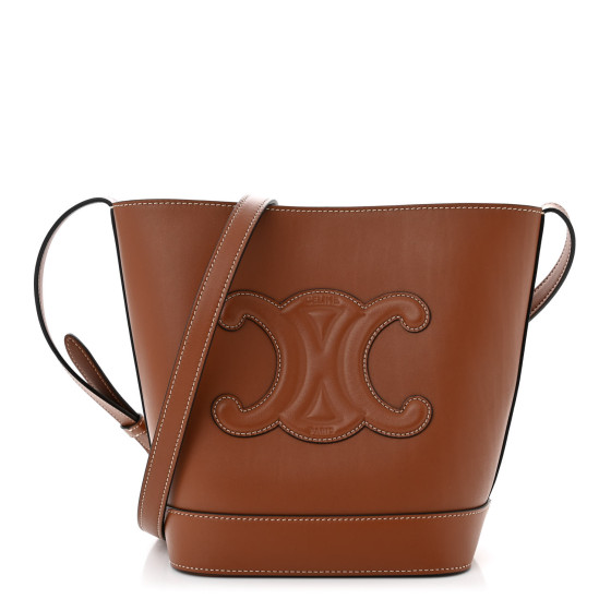 ショルダーバッグ・ポシェット Celine Small Bucket Cuir Triomphe In Smooth Leather Celine Cuir Triomphe Small Bucket Bag | Vivrelle