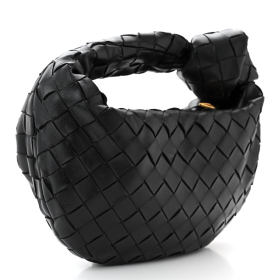 BOTTEGA VENETA Nappa Intrecciato Mini Jodie Black 1555611
