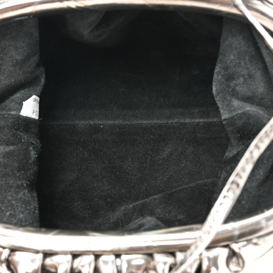 BOTTEGA VENETA Metallic Crushed Calfskin The Mini Pouch