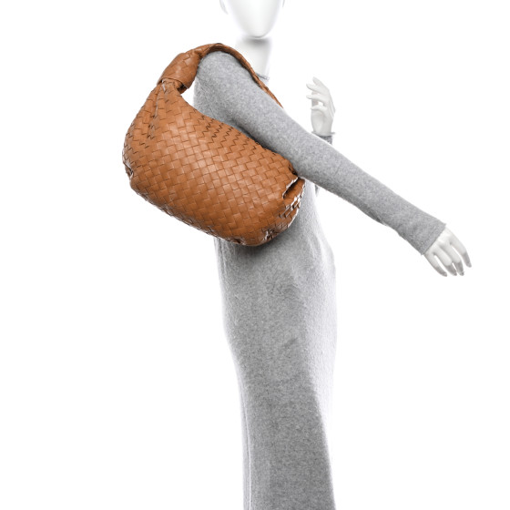 BOTTEGA VENETA Nappa Intrecciato Small Jodie Caramel 1482232