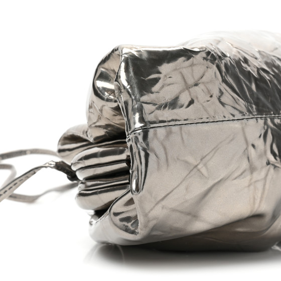 BOTTEGA VENETA◆Andiamo ナッパレザー ポーチ メタルノット BOTTEGA VENETA】ハンドル付き ロング クラッチバッグ ノット