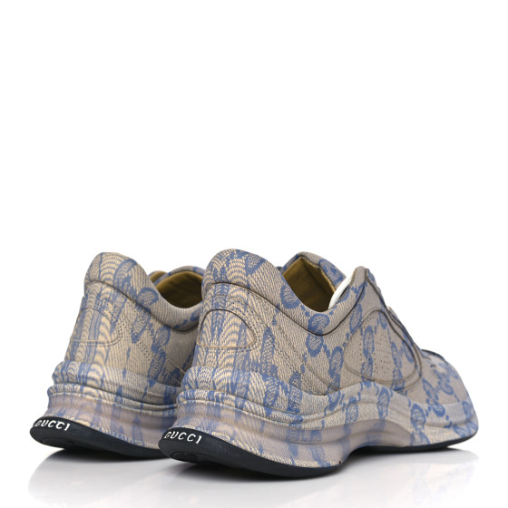 【GUCCI】SNEAKER LEATHER ULTRALIGHT PLUME◆812713AAECR GUCCI Ultralight Plume Calfskin Monogram Printed Mens Gucci