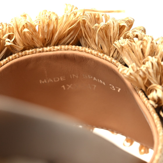 PRADA Raffia slides ★関税込 Prada Raffia Single-Band Platform Slides | Neiman Marcus