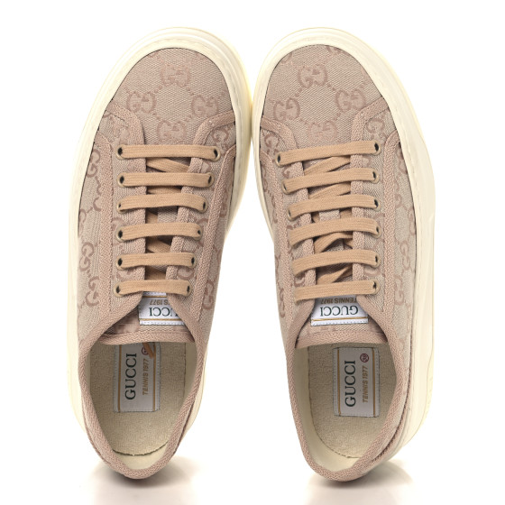 GUCCI ゴルフシューズ　レディース GUCCI GG Monogram Womens 1977 Tennis Platform 52mm Sneakers