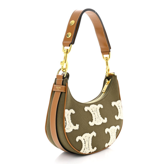 ショルダーバッグ・ポシェット AVA MEDIUM TRIOMPHE SUEDE BAG Women's Medium Ava Triomphe bag in suede calfskin and