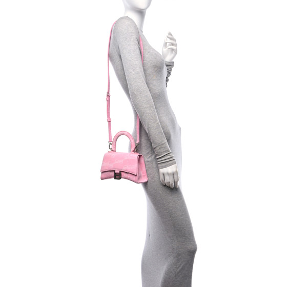 BALENCIAGA アワーグラス XS BBモノグラム デニムバッグ バレンシアガ ショルダーバッグ HOURGLASS BBモノグラム デニム