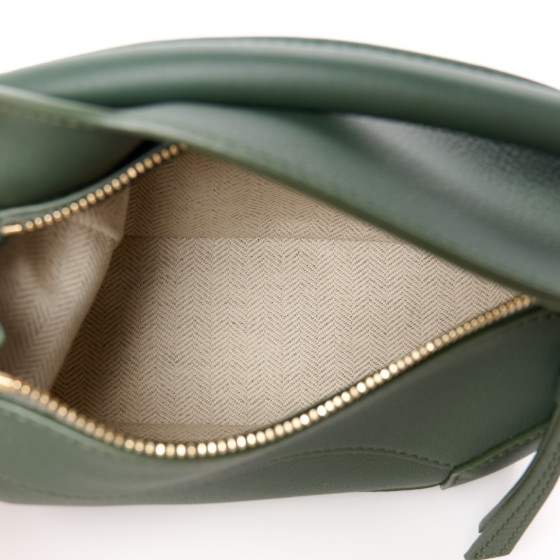 LOEWE Calfskin Mini Puzzle Edge Bag Vintage Khaki 1559544