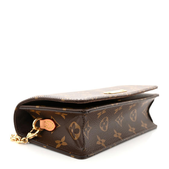 LOUIS VUITTON Monogram Lily Wallet On Chain 1313517