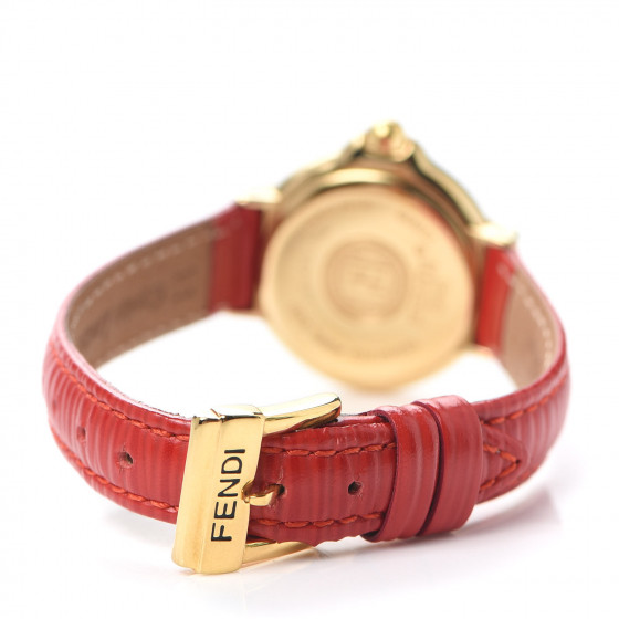 FENDI Stainless Steel Calfskin Mother of Pearl 26mm 430L