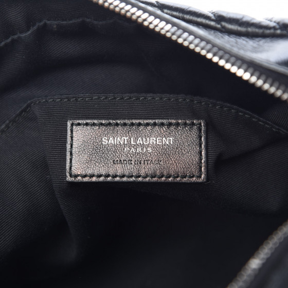 【ついに再販開始！】 SAINT LAURENT Cracked Shiny Calfskin Matelasse Monogram Lou バッグ